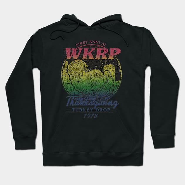 WKRP TURKEY DROP 70S - RETRO STYLE Hoodie by lekhartimah